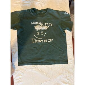 Green “I Didn’t Do It – Whatever It Is” Funny Graphic Tee – Adult Size